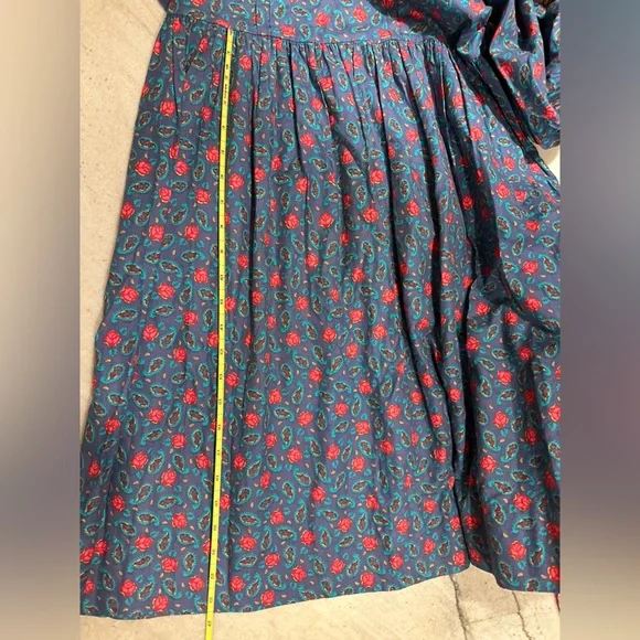 Beautiful Vintage Laura Ashley Girls Dress (Size 7-8) Peter Pan/Sailor Collar - Picture 11 of 14